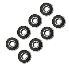 Load image into Gallery viewer, 8PCS ABEC-11 high-speed bearing 608RS is suitable for skateboard long board inline roller skates