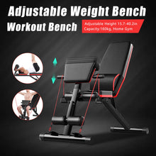 Load image into Gallery viewer, Adjustable Weight Bench Full Body Workout