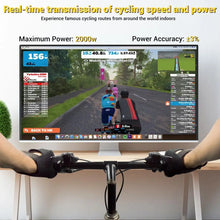 Load image into Gallery viewer, Stationary Bike Trainer with Bluetooth & ANT+ for 26-29 and 700C Wheels, Compatible with Zwift, Onelap, Rouvy AR Apps