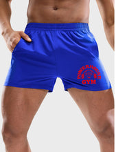 Load image into Gallery viewer, Elegant men's shorts with weightlifting font print