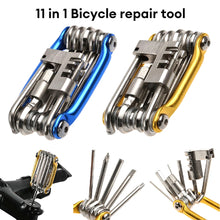 Load image into Gallery viewer, 11 in 1 Bicycle Repair Tool Kit