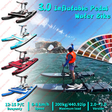 Load image into Gallery viewer, Single Water Bike Inflatable Pedal Boat