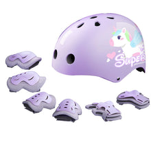 Load image into Gallery viewer, 7pcs/Set Roller Skating Protective Gear Set For Children Aged 2-14