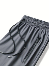 Load image into Gallery viewer, Men's Waist Drawstring Quick-drying High Elasticity Solid Color Sports Training Outdoor Long Pants