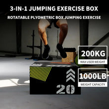 Load image into Gallery viewer, 3 in 1 Plyo Jump Box Soft Jumping Box for Excerise