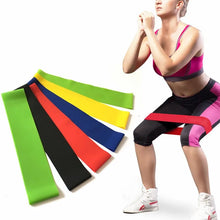 Load image into Gallery viewer, 5pcs Yoga Tension Belt Fitness Elastic Belt Resistance Belt