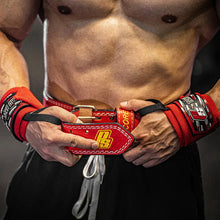 Load image into Gallery viewer, Weight Lifting Leather Belt