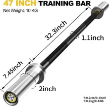 Load image into Gallery viewer, Chrome Olympic Barbell Bar