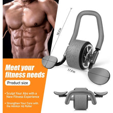 Load image into Gallery viewer, Ab Roller Wheel - Elbow Support Automatic Rebound Abdominal Wheel