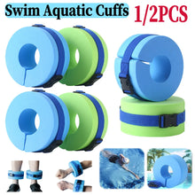 Load image into Gallery viewer, 2/1pcs Water Ankle Ring EVA Foam Aquatic Cuffs with Quick Release Buckle