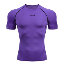Load image into Gallery viewer, Mens Running Compression T-shirt Short Sleeve Sport Tees