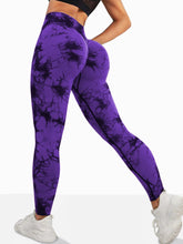 Load image into Gallery viewer, Women's Seamless Tie-dye Yoga Pants