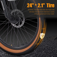 Load image into Gallery viewer, SPATIAL Mountain Bike 24 Inch, 21 Speed Aluminum Frame