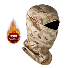 Load image into Gallery viewer, Winter Fleece Warm Camouflage Balaclava Outdoor Cold-proof Ski Cycling Full Face Mask