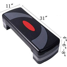 Load image into Gallery viewer, 31" Adjustable Workout Aerobic Stepper in Fitness & Exercise