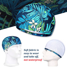 Load image into Gallery viewer, New Printed Men Swimming Cap Women Long Hair Swim Pool Hat