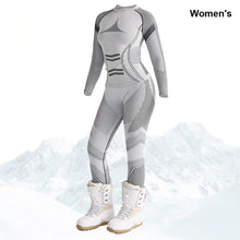 Load image into Gallery viewer, Ski Base Layer Set Men Women Thermal Quick Dry Moisture Wicking Compression Wear