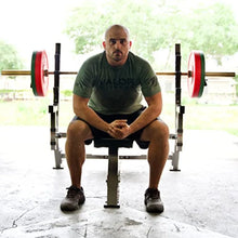 Load image into Gallery viewer, Bench Press Station with Squat Rack – Adjustable Spotter