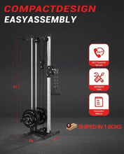 Load image into Gallery viewer, Wall Mount Cable Station, 18 Position Height Adjustable LAT Pulldown Machine