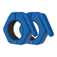 Load image into Gallery viewer, Non Slip 2 Inch Olympic Barbell Clamps with Quick Release Spin Lock