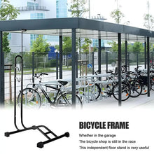 Load image into Gallery viewer, Upright Bike Stand Freestanding Indoor Bike Storage Rack