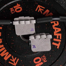 Load image into Gallery viewer, Four-fingers Fitness Gloves Gym Barbells Weightlifting Cowhide Gloves