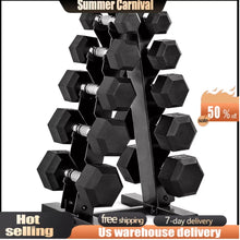 Load image into Gallery viewer, Dumbbell Set with Rack