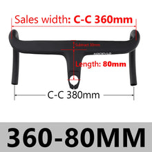Load image into Gallery viewer, KOCEVLO X01 Road Bike Full Carbon Fiber Stem Integrated Bicycle Handlebar