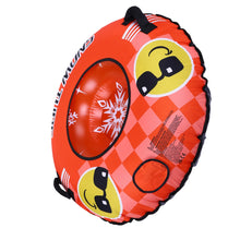 Load image into Gallery viewer, 43.3 Inch Snow Tube PVC Cold Proof Inflatable Snow Sled