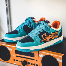 Load image into Gallery viewer, Fashion Blue Designer Skateboard Shoes Men