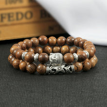Load image into Gallery viewer, 2pcs/set Buddha Head Bracelet for Women Men