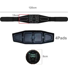 Load image into Gallery viewer, New USB Muscle Stimulator Belt ABS Trainer Belts