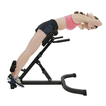 Load image into Gallery viewer, 103*70*113 cm/ 40.55*27.55*44.48 in Black Home Fitness Workout Roman Chair