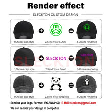 Load image into Gallery viewer, SLECKTON Custom Baseball Cap Fashion DIY