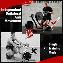 Load image into Gallery viewer, Seated Row Machine, Back Machine Gym Equipment Plate Loaded