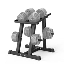 Load image into Gallery viewer, Adjustable Dumbbell Stand with 1 inch Plate Tree
