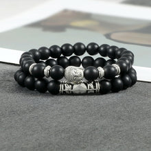 Load image into Gallery viewer, 2pcs/set Buddha Head Bracelet for Women Men