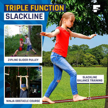 Load image into Gallery viewer, 65 FT Largest Ninja Warrior Obstacle Course for Kids