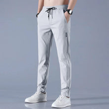 Load image into Gallery viewer, Men Fast Dry Stretch Pants Ice Silk Trousers