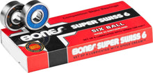 Load image into Gallery viewer, Super Swiss 6 Skateboard Bearings 8 Pack