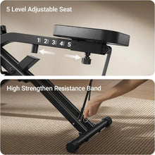 Load image into Gallery viewer, UMAY Squat Machine for Home, Foldable Exercise Equipment, Squat Rowing Machine
