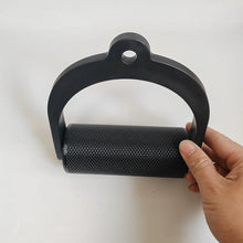 Load image into Gallery viewer, 6cm Lat Pull Down Handle Pulley Cable Machine Bar Arm Wrestling Workout,Deadlift D Shape Hand Grip for Finger Wrist Strength
