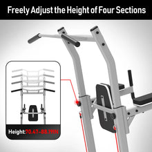 Load image into Gallery viewer, leikefitness Multifunction Power Tower Exercise Equipment,Pull Up Dip Station,Height Adjustable for Home Gym
