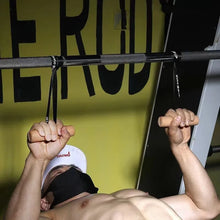 Load image into Gallery viewer, 1Pair Wooden Grips Pull Up Handle Deadlift