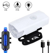 Load image into Gallery viewer, Bike Bicycle Light USB LED Rechargeable Set
