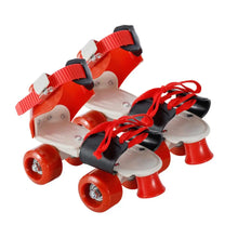 Load image into Gallery viewer, Kids Roller Skates Double Row 4 Wheel Skating Shoes