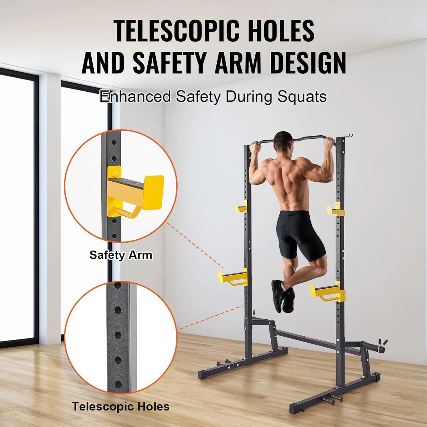 Squat Stand Power Rack,Multi-Functional Power Rack