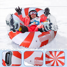 Load image into Gallery viewer, Inflatable Ski Circle Winter Inflatable Snow Tire with Handle Skiing Circle Rings Thickened PVC Snowboard