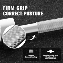 Load image into Gallery viewer, 4.8ft Barbell for Strength and Weightlifting Training - 2 Inch Bar for Squat, Deadlift, Curl, Bench Press, Overhead Pres