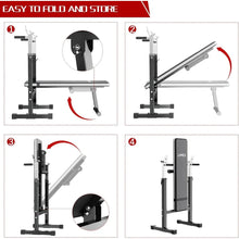 Load image into Gallery viewer, Adjustable Weight Bench Press with Squat Rack